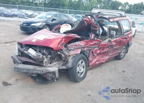 2002 Subaru Forester L из США, поврежденный, VIN JF1SF63512H711105